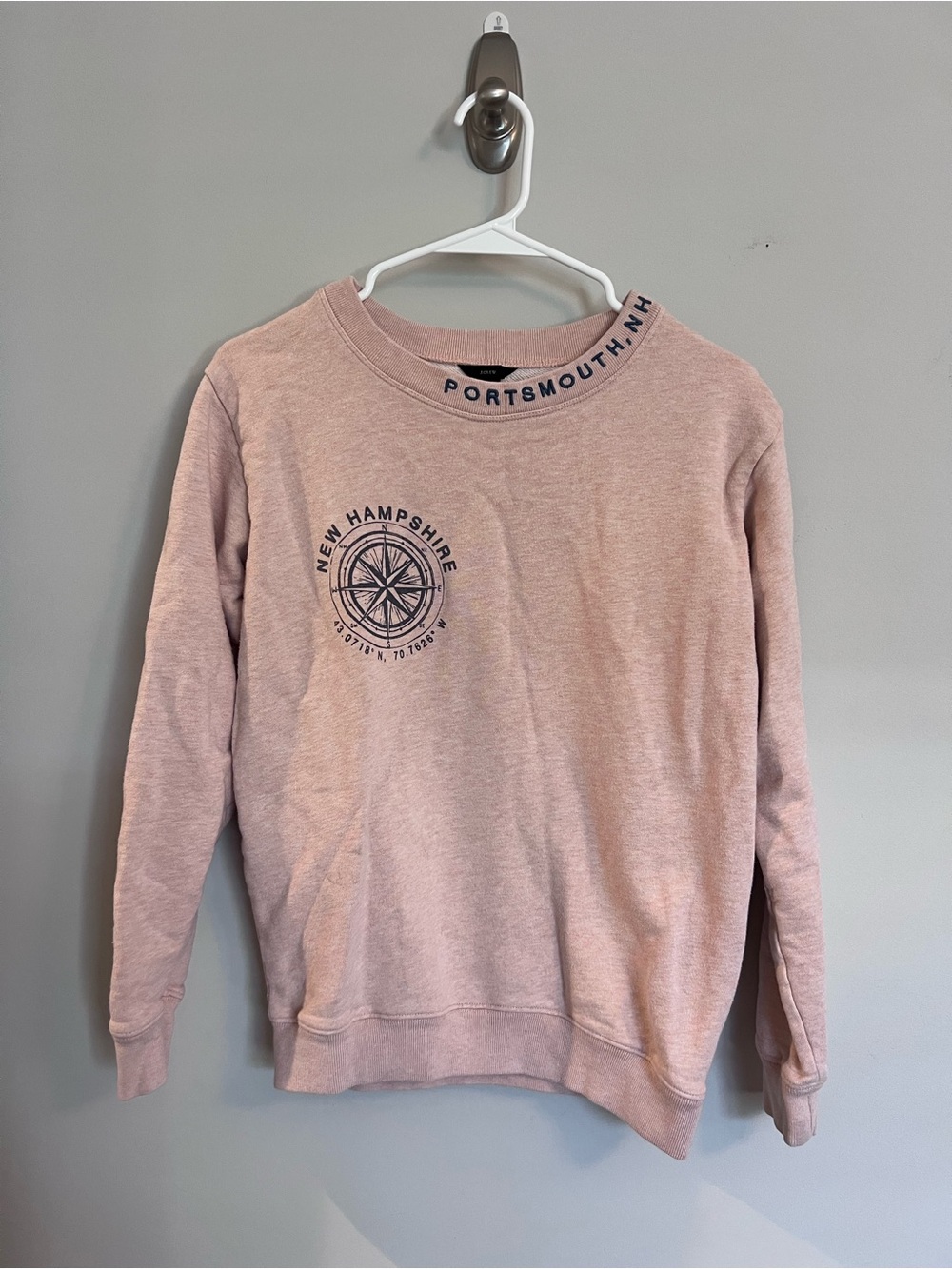 J. Crew Pink Portsmouth Crewneck Sweatshirt